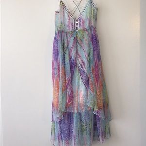 Free People Multicolor Midi Dress